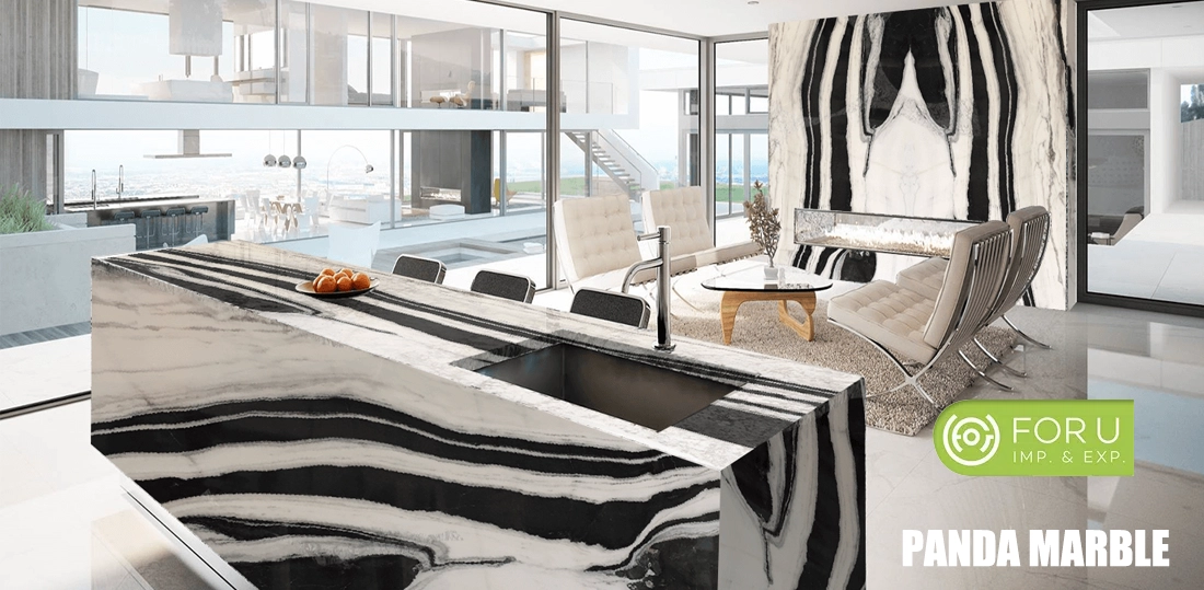 Panda Marble Countertops Designs For Luxury Apartments