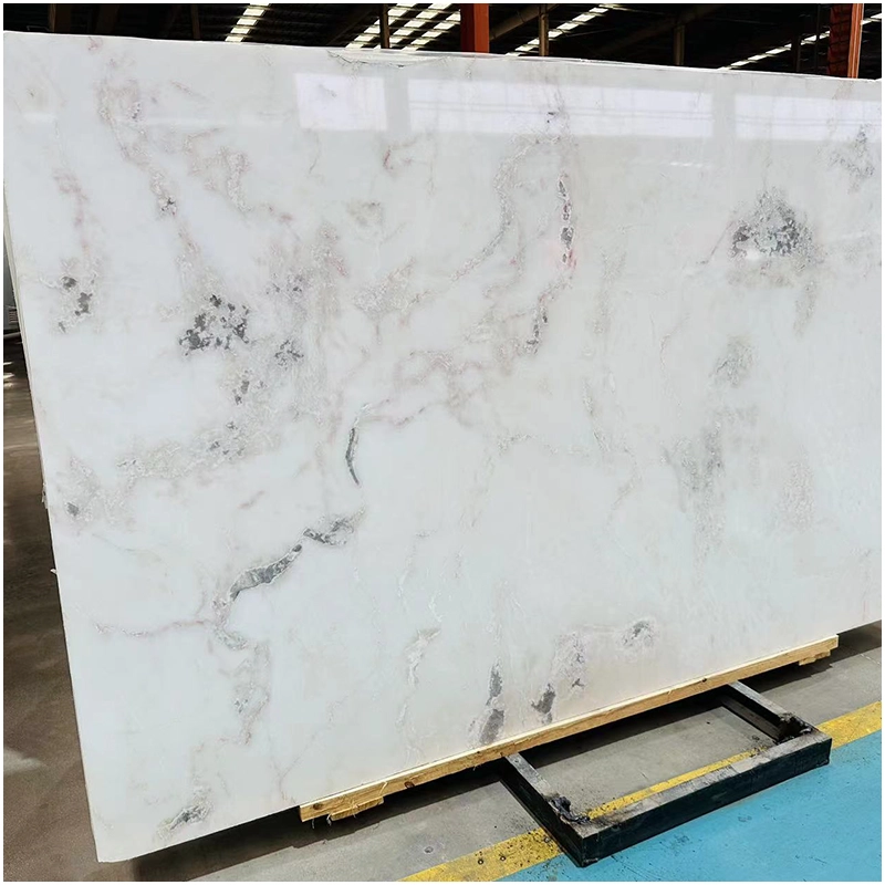 New Oyster White Marble Polished Slabs