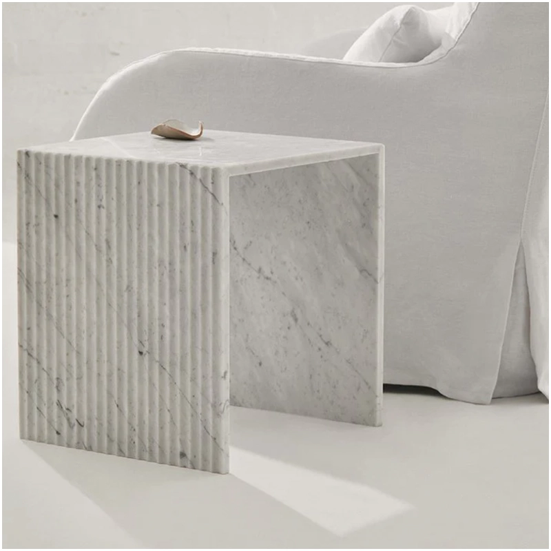 Carrara Marble Side Tables For Homes FOR U STONE