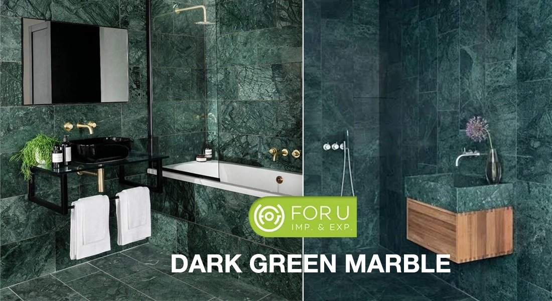 Dark Green Marble Bathroom Projects FOR U STONE