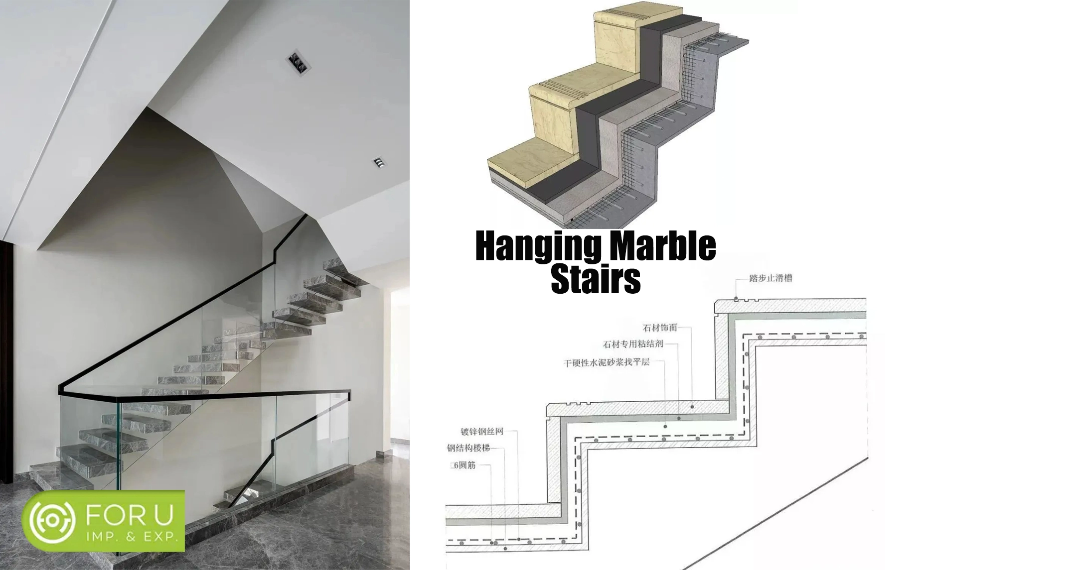 Standard Marble Stairs Designs Drawings