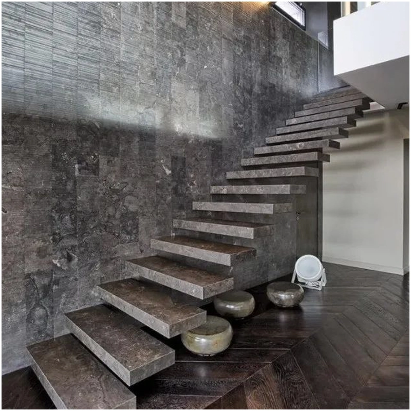 Grey Marble Hanging Stairs
