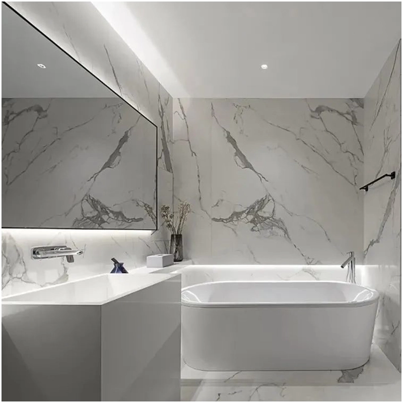 Luxury Statuario White Natural Marble Bathroom Projcts FOR U STONE