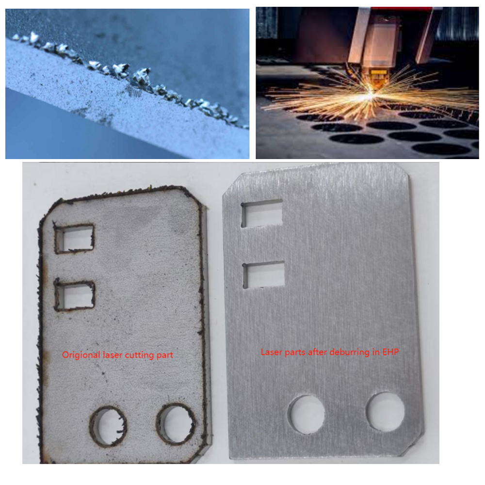 The application of deburring& satin brusing machine in sheet metal fabrication laser cutting