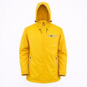 yellow waterproof insulated jacket front.webp