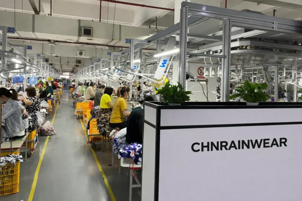 chnrainwear rainwear manufacturing factory