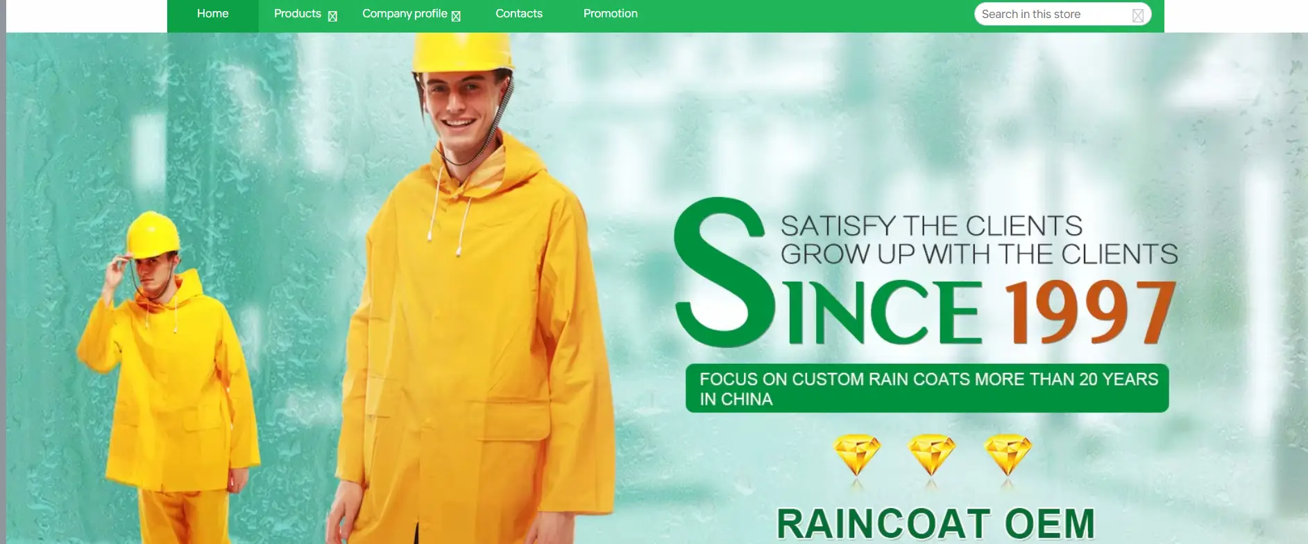 7 Hangzhou Yanli Rainwear 7 Hangzhou Yanli Rainwear