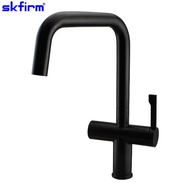 SKFIRM NEW Design Matt Black 3 Way Kitchen Faucet