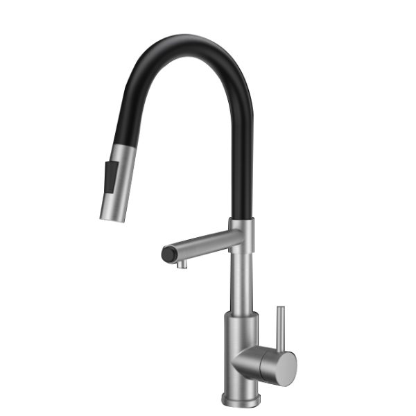 New Style Pull Down Sprayer 3 Way Kitchen Faucet with 304 stainless steel Mixer Tap