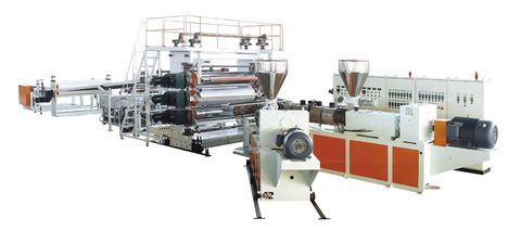 PP and Wood Powder、Bamboo Powder and Fiber Composite Sheet Extrusion Line