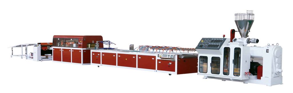 PVC Wood-Plastic Quick Assembling Board Extrusion Line