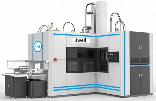 Masina combinata de compresie termoplastica - produse industriale, cutii de ambalare