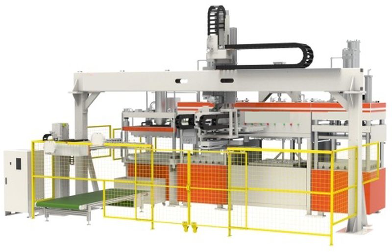 Комбінована машина для пресування термопластів - Посуд