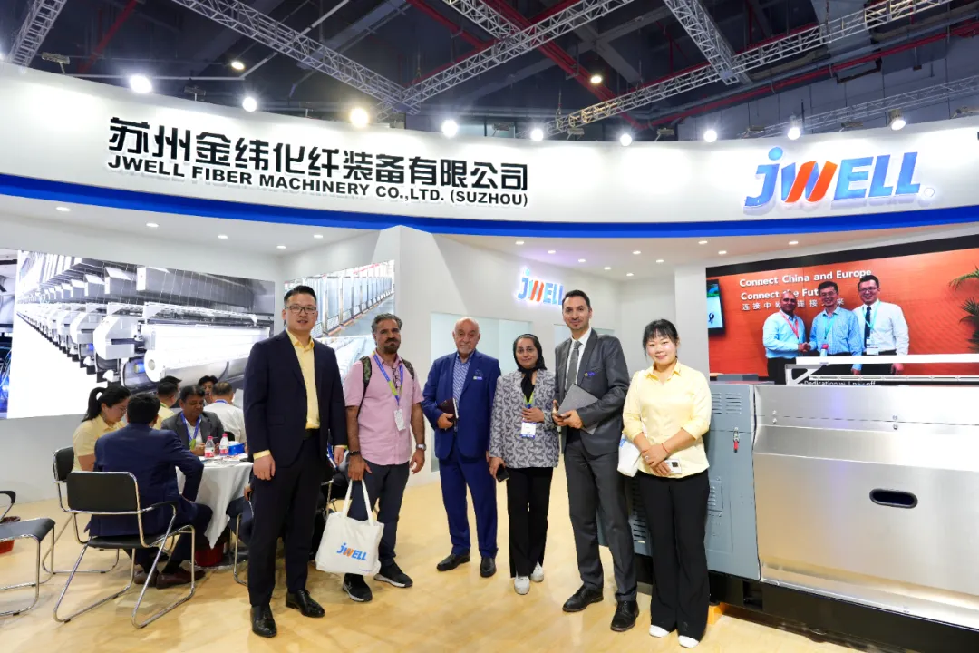 Jwell Chemical Fiber makes a splendid appearance at Shanghai ITMA 2024