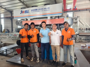 Линия по производству цельнотянутых труб HDPE630 серии JWJ: высокая эффективность, энергосбережение, отличное качество 6 Линия по производству цельнотянутых труб HDPE630 серии JWJ