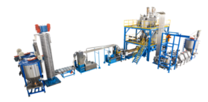 Linie de granulare prin extruzie cu reacție TPE