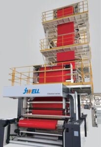 Was ist der Unterschied zwischen geblasener Folie und gegossener Folie? 1 Blasfolien-Extrusionsanlage