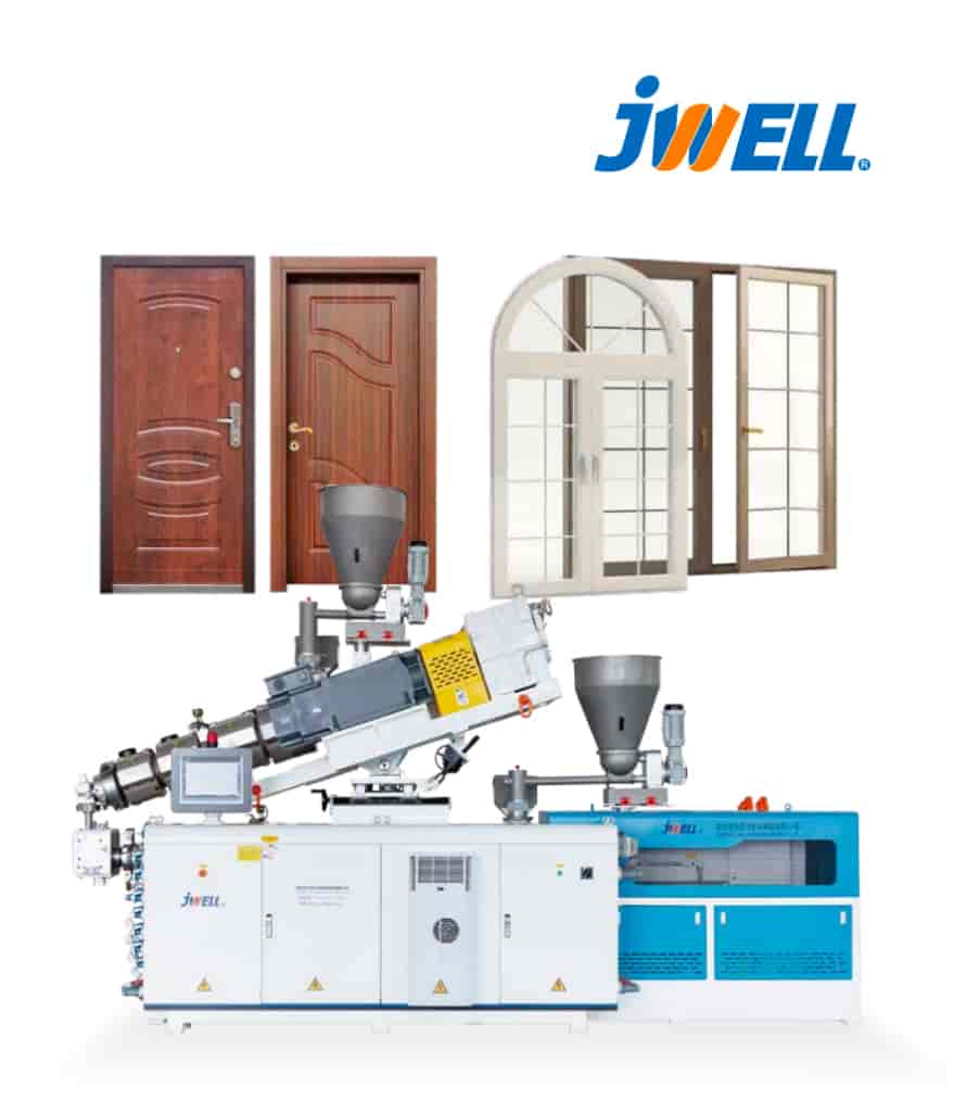 Profile extrusion line