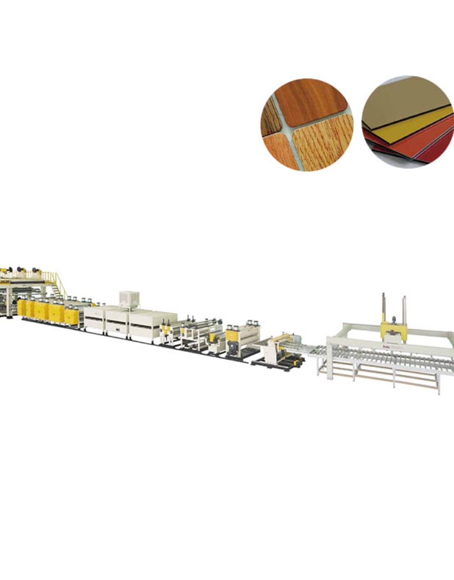 Plate extrusion line