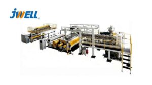 Blow film machine